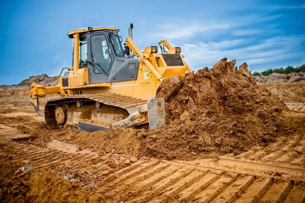 Dozer-in-dirt